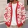 Pink Ice Cream Hearts And Polka Dots For Sweet Everyday Layering Style All-over Print Knitted Cardigan - 5
