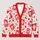 Pink Ice Cream Hearts And Polka Dots For Sweet Everyday Layering Style All-over Print Knitted Cardigan - 1