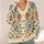 Rustic Folk Floral Blooms For Autumn Layering And Everyday Outings For Women This Season All-over Print Knitted Cardigan - 4