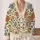Rustic Folk Floral Blooms For Autumn Layering And Everyday Outings For Women This Season All-over Print Knitted Cardigan - 2