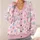 Allison Watercolor Snowmen and Snowflakes for Cozy Winter Layering, Sweet Seasonal Style All-over Print Knitted Cardigan - 4