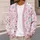 Allison Watercolor Snowmen and Snowflakes for Cozy Winter Layering, Sweet Seasonal Style All-over Print Knitted Cardigan - 5