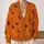 Halloween Black Cat Moon Stars for Cozy Autumn Layering and Everyday Fall Style Looks All-over Print Knitted Cardigan - 2