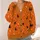 Halloween Black Cat Moon Stars for Cozy Autumn Layering and Everyday Fall Style Looks All-over Print Knitted Cardigan - 4