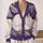 Sleeping White Cat Floral Waves Cozy Everyday Layering Gift For Cat Lovers Women All-over Print Knitted Cardigan - 2