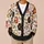Maneki-Neko Lucky Cats for Japanese-Inspired Everyday Layering, Women’s Gift Idea All-over Print Knitted Cardigan - 6