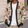 Maneki-Neko Lucky Cats for Japanese-Inspired Everyday Layering, Women’s Gift Idea All-over Print Knitted Cardigan - 5