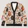 Maneki-Neko Lucky Cats for Japanese-Inspired Everyday Layering, Women’s Gift Idea All-over Print Knitted Cardigan - 1