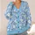 Blue Wildflower Branches for Relaxed Everyday Layering, Feminine Spring Style for Women All-over Print Knitted Cardigan - 4