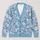Blue Wildflower Branches for Relaxed Everyday Layering, Feminine Spring Style for Women All-over Print Knitted Cardigan - 1