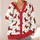 Festive Dachshund Dogs in Santa Sweaters for Holiday Travel and Cozy Winter Days All-over Print Knitted Cardigan - 4