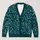 Teal Botanical Foliage for Cozy Autumn Outings and Everyday Layering for Modern Women All-over Print Knitted Cardigan - 1
