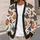 Bat And Pumpkin Halloween Style For Festive Autumn Layering And Cozy October Outings All-over Print Knitted Cardigan - 5