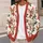 Reindeer Holly Winter Holiday Style For Cozy Seasonal Gatherings And Festive Outings All-over Print Knitted Cardigan - 5