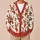 Reindeer Holly Winter Holiday Style For Cozy Seasonal Gatherings And Festive Outings All-over Print Knitted Cardigan - 6