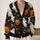 Cute Ghosts and Jack O Lanterns for Halloween Parties and Cozy Autumn Layering All-over Print Knitted Cardigan - 2