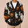 Cute Ghosts and Jack O Lanterns for Halloween Parties and Cozy Autumn Layering All-over Print Knitted Cardigan - 6