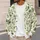 Green Botanical Vine Leaves For Cozy Autumn Layering And Everyday Women’s Casual Style All-over Print Knitted Cardigan - 5