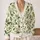 Green Botanical Vine Leaves For Cozy Autumn Layering And Everyday Women’s Casual Style All-over Print Knitted Cardigan - 2
