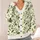 Green Botanical Vine Leaves For Cozy Autumn Layering And Everyday Women’s Casual Style All-over Print Knitted Cardigan - 4
