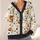 Ghost Pumpkin Halloween Motifs for Cozy Autumn Layering and Festive Gatherings, Women All-over Print Knitted Cardigan - 4