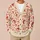 Romantic Red Heart Bear And Floral Motifs For Valentine's Day Women's Everyday Layering All-over Print Knitted Cardigan - 6