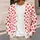 Red Heart Motif For Romantic Layering And Valentine Outings, Women's Everyday Style All-over Print Knitted Cardigan - 5