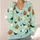 Halloween Pumpkins, Bats and Ghosts for Cozy Autumn Layering and Casual Womenswear All-over Print Knitted Cardigan - 4