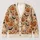 Pumpkins, Friendly Ghosts and Bats for Autumn Halloween Layering and Fall Gatherings All-over Print Knitted Cardigan - 1
