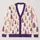 Watercolor Evergreen Trees for Cozy Winter Layering and Festive Everyday Style for Women All-over Print Knitted Cardigan - 1