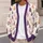 Watercolor Evergreen Trees for Cozy Winter Layering and Festive Everyday Style for Women All-over Print Knitted Cardigan - 5