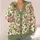 Pink Roses and Golden Butterflies for Everyday Garden Style, Feminine Nature Gift All-over Print Knitted Cardigan - 4