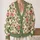Pink Roses and Golden Butterflies for Everyday Garden Style, Feminine Nature Gift All-over Print Knitted Cardigan - 2