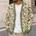 Pink Roses and Golden Butterflies for Everyday Garden Style, Feminine Nature Gift All-over Print Knitted Cardigan - 5