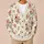 Vintage Rose Floral Motif For Cozy Autumn Layering, Romantic Weekend Style And Travel All-over Print Knitted Cardigan - 6