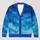 Blue Starry Sky Watercolor Look for Spring Vacation Layering Plus Size Women Casual All-over Print Knitted Cardigan - 1