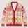 Strawberry Cake Motifs For Cozy Autumn Weekends, Vacation Dates, And Layering Style All-over Print Knitted Cardigan - 1