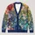 Rainbow Wildflower Blooms for Vacation Layering and Autumn Weekend Outings for Women All-over Print Knitted Cardigan - 1