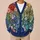 Rainbow Wildflower Blooms for Vacation Layering and Autumn Weekend Outings for Women All-over Print Knitted Cardigan - 6