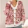Pink Cherry Blossom Floral Motifs for Vacation Date Nights and Everyday Layering Style All-over Print Knitted Cardigan - 4