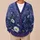 Moonlit Purple Wildflower Meadow Style for Autumn Travel, Vacations, and Date Nights All-over Print Knitted Cardigan - 6