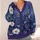 Moonlit Purple Wildflower Meadow Style for Autumn Travel, Vacations, and Date Nights All-over Print Knitted Cardigan - 4
