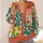 Colorful Floral Patchwork Style for Casual Spring Outings and Holiday Layering Women All-over Print Knitted Cardigan - 4