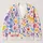Colorful Watercolor Cat Hearts for Cozy Everyday Layering and Spring Gatherings All-over Print Knitted Cardigan - 1