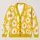 White Daisy Floral Yellow Spring Layering Look For Casual Everyday Weekend Wear All-over Print Knitted Cardigan - 1
