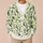 Fresh Green Leaf Vines for Relaxed Everyday Layering and Bohemian Style Women All-over Print Knitted Cardigan - 6