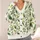 Fresh Green Leaf Vines for Relaxed Everyday Layering and Bohemian Style Women All-over Print Knitted Cardigan - 4