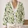 Fresh Green Leaf Vines for Relaxed Everyday Layering and Bohemian Style Women All-over Print Knitted Cardigan - 2