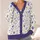 Lavender Wildflower Garden For Spring Layering And Everyday Cottage Style For Women All-over Print Knitted Cardigan - 4