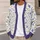 Lavender Wildflower Garden For Spring Layering And Everyday Cottage Style For Women All-over Print Knitted Cardigan - 5
